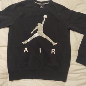 Air Jordan Jumpman Big Logo Pullover Crewneck Sweatshirt Adult Size M
